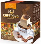 Кофе, Coffesso (Коффессо) 9 г №5 Крема Деликато растворимый сашет коробка