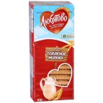 Печенье, Любятово 400 г сахарное топленое молоко