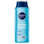 Шампунь для мужчин, Nivea (Нивея) 400 мл фреш фриз для нормальных и склонных к жирности волосам