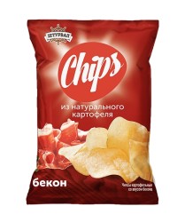 Чипсы, Штурвал 70 г Чипс картофельные со вкусом бекона